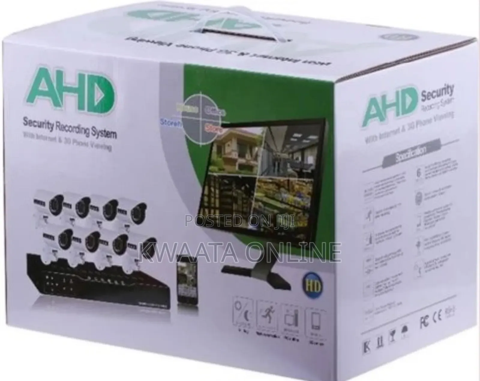 Ahd 8-Channel Home Recording CCTV Security System With 5g
