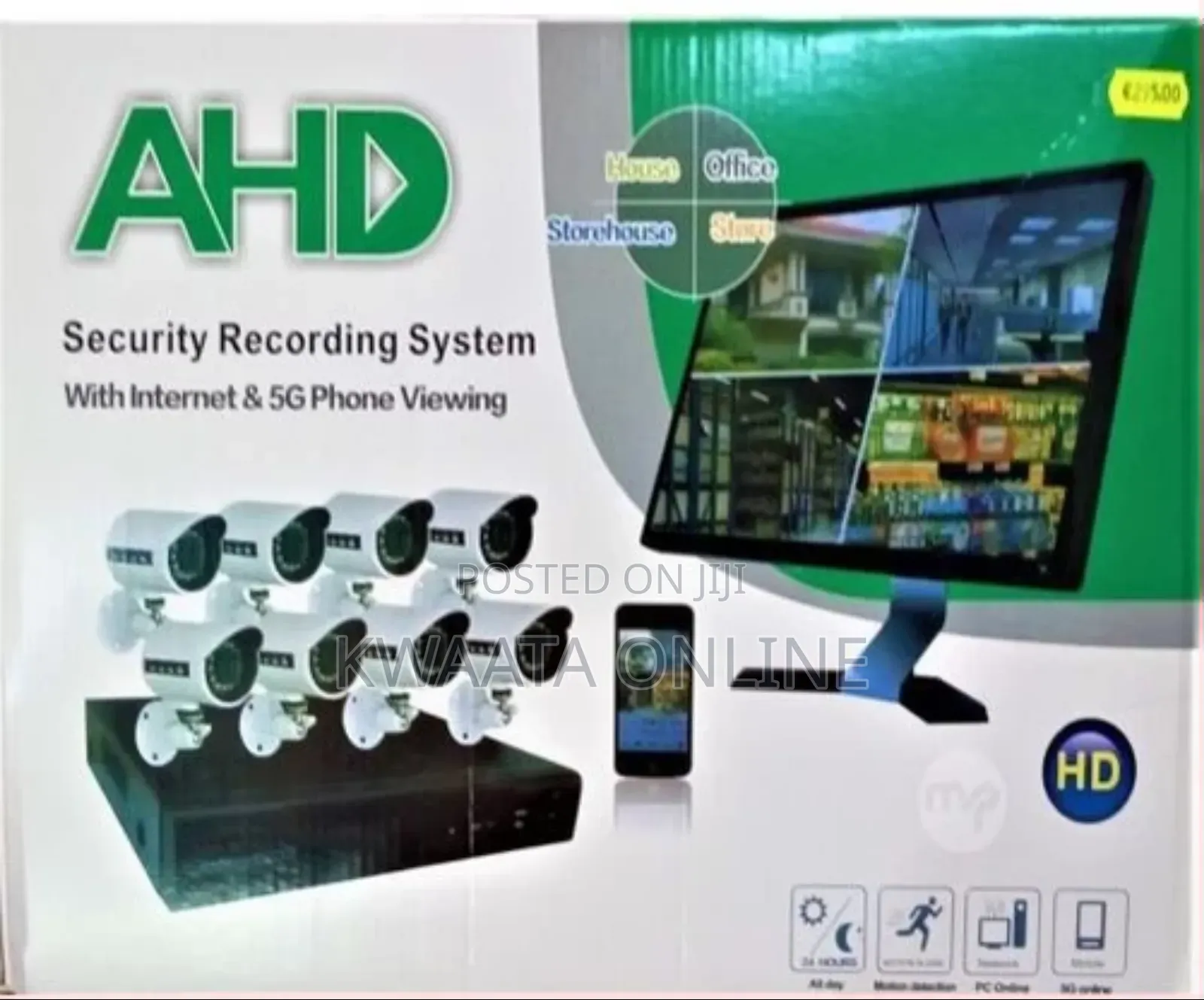 Ahd 8-Channel Home Recording CCTV Security System With 5g