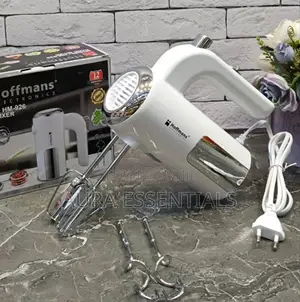 Egg and Dough Beater Hand Mixer Electric White Color