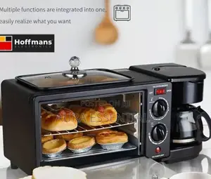 Hoffmans Home Breakfast Machine Maker Coffee , Oven , Grill