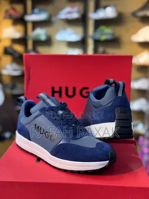 Original Blue/White Classic Hugo Boss Luxury Sneakers
