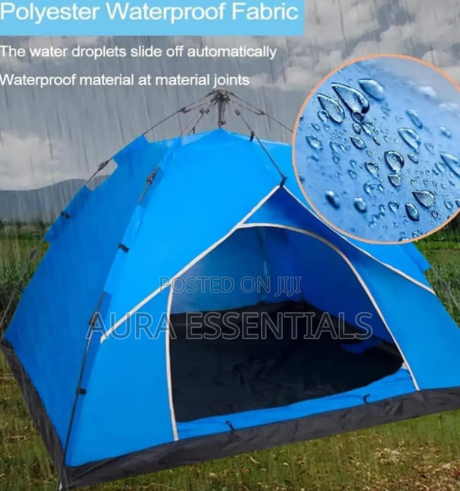 Lightweight Camping Tent 4-6 Person Color Varies
