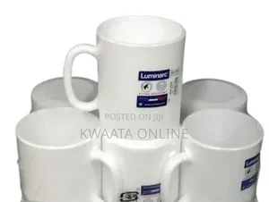 6pc Luminarc Classic Tea/Coffee Mugs White Cups