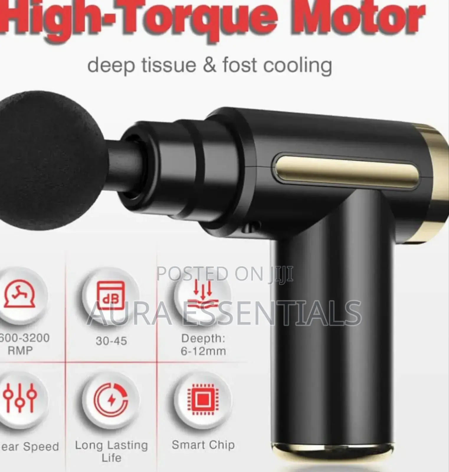 Massage Gun, 6-Speed Muscle Percussion Massager