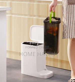 2 in 1 Trash Can With Separate Container for Liquid Waste