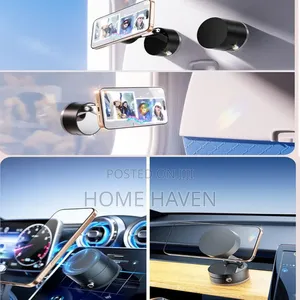 360° Magnetic Vaccum Car Phone Holder