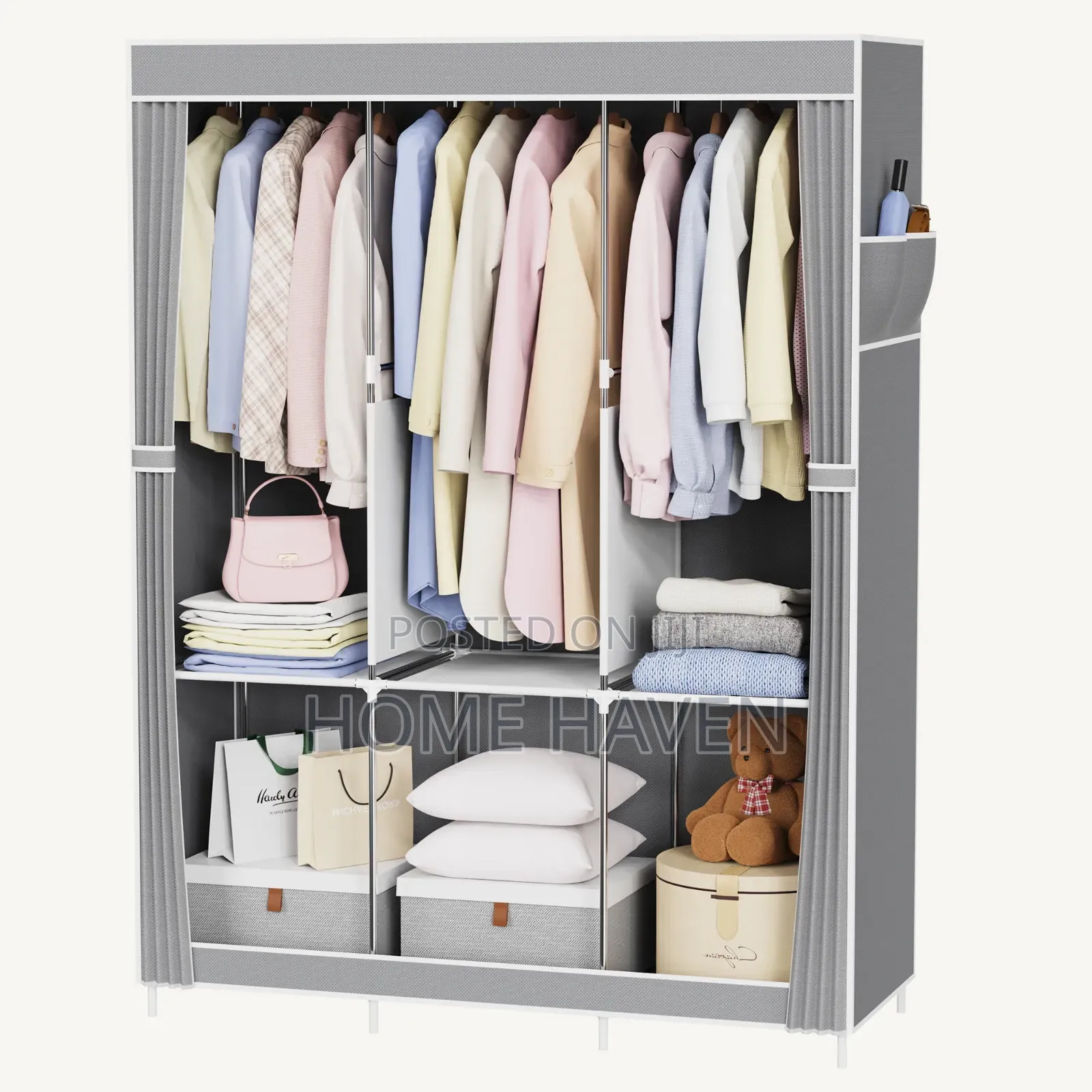 Easy Assemble Elegant Wardrobe