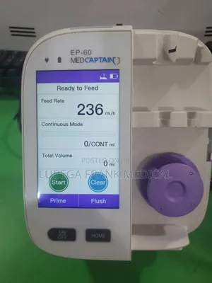 Feeding Pump With Backup Battery Rechargeable