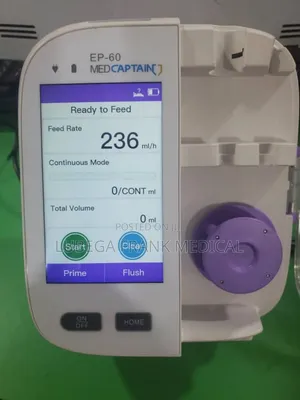Feeding Pump With Backup Battery Rechargeable