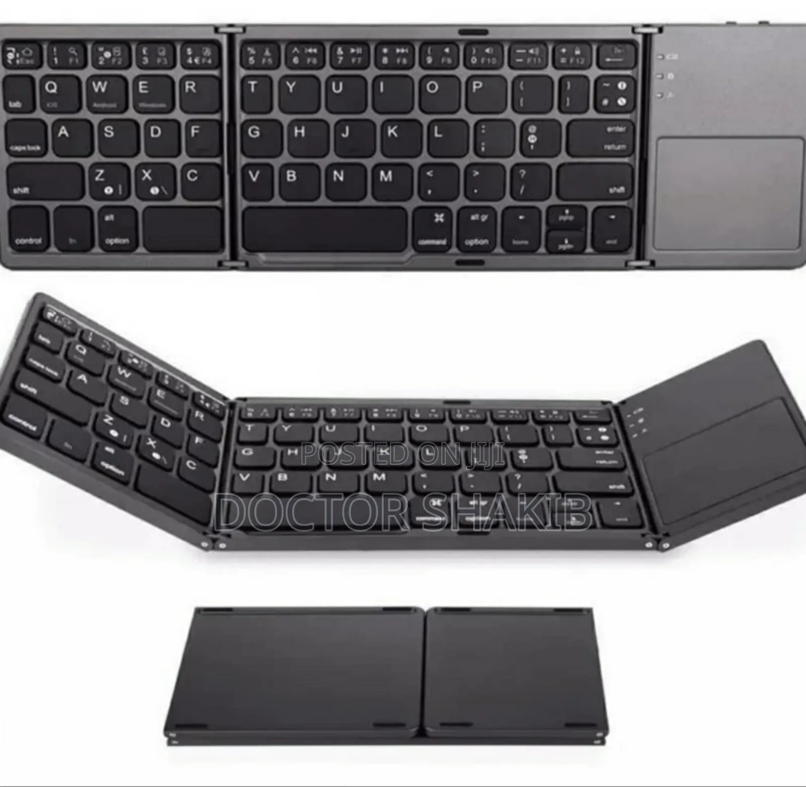 Quality Foldable Wireless Bluetooth Keyboard With Touchpad