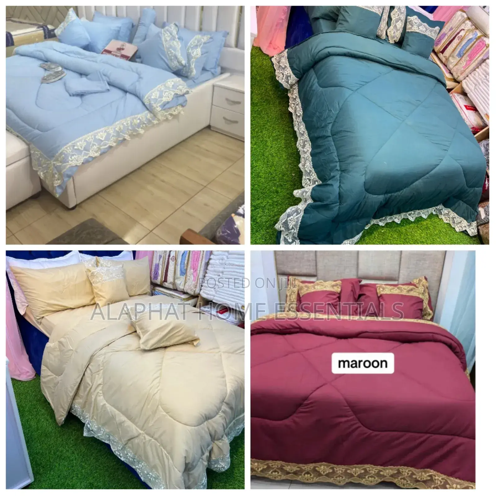 Laced Duvets 12 Pieces (King Size)