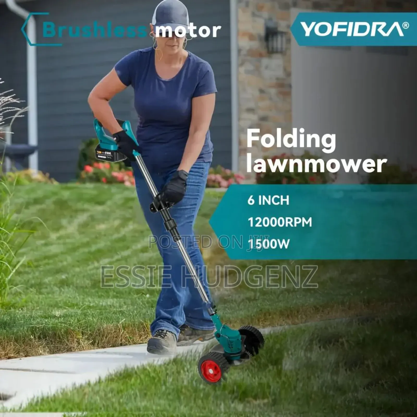 Lawn Mover, Grass Cutter With Rechargeable Batteries