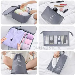 8pcs Traveling Essential Bag Set