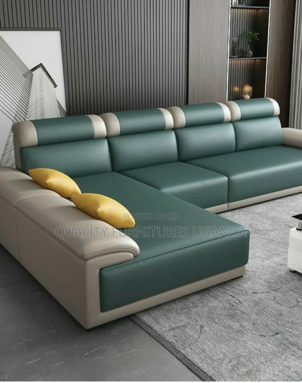 Mixed Leathered Sofa Bed