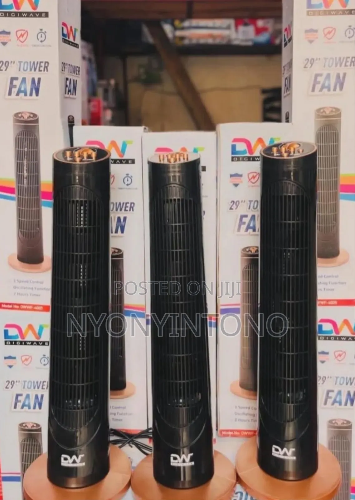 Digi Wave 29" Oscilating Tower Fan