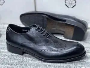 Original Black Renato Castello Gentle Oxford Shoes