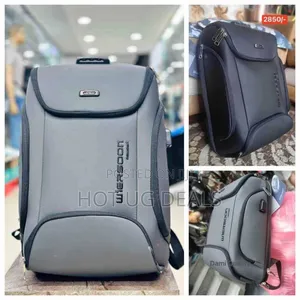 Water Resistant Laptop Bag With Usb Charging Port Hole