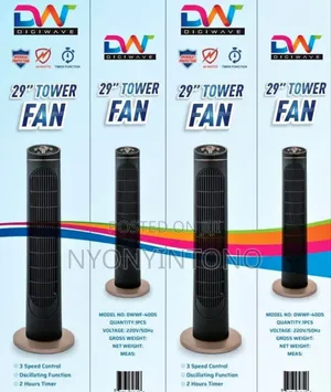 Dw 29" Electric Oscillating Tower Fan