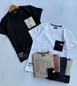 Round Neck Tshirts With Pockets