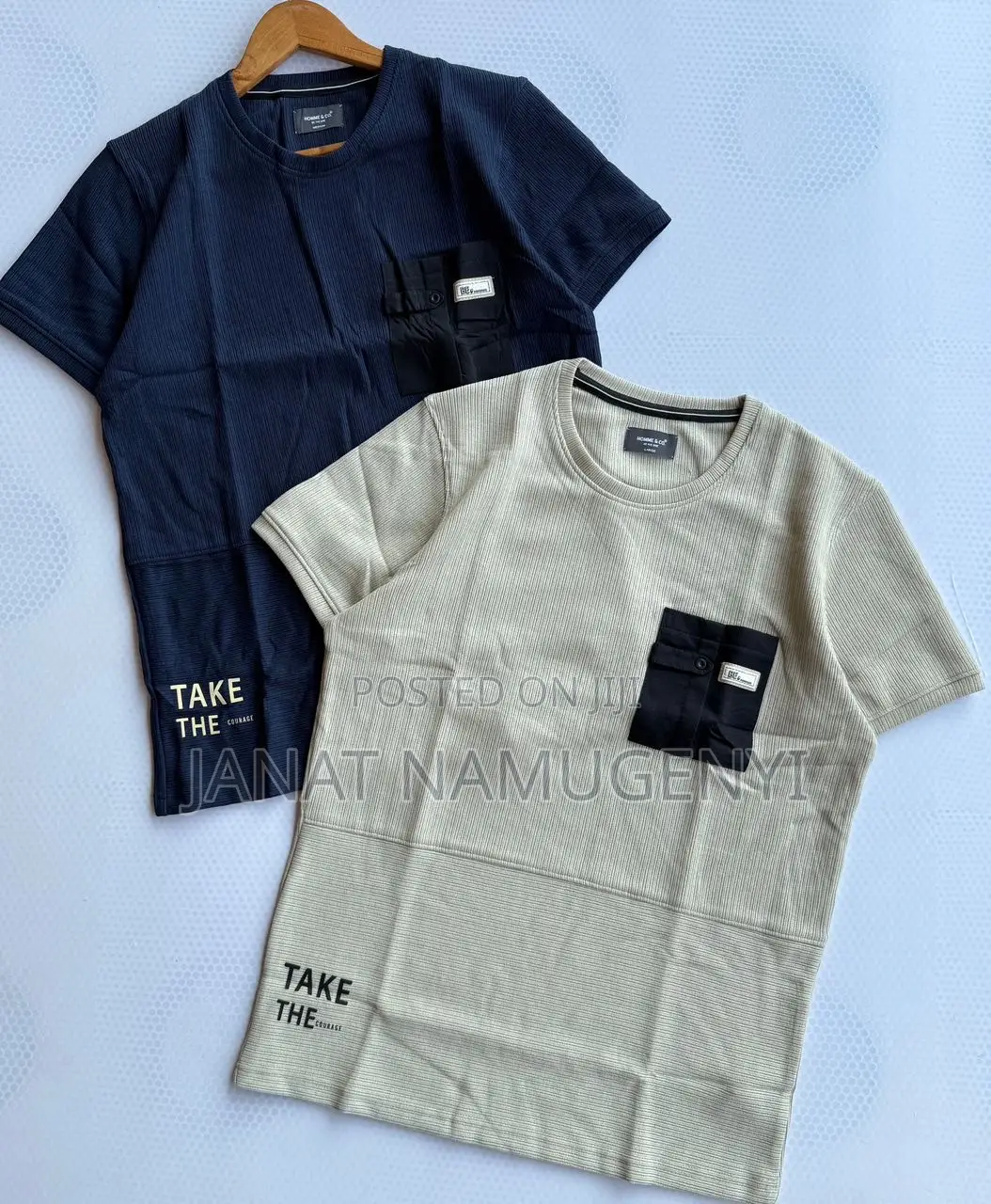 Round Neck Tshirts With Pockets