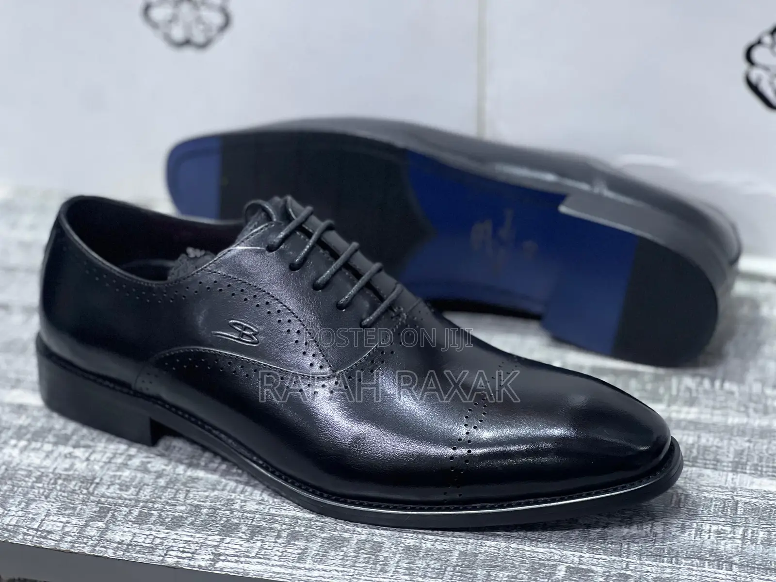Original Black Stefano Borella Gentle/Office Shoes