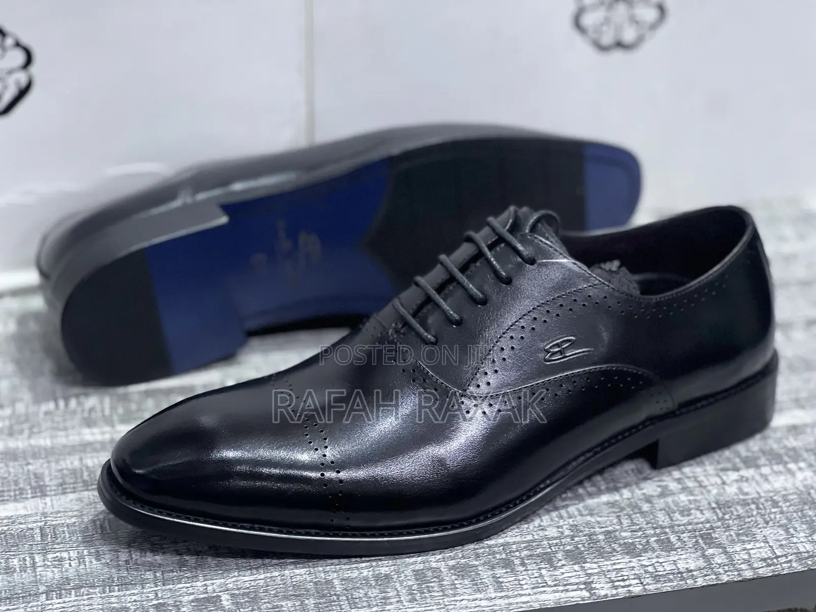Original Black Stefano Borella Gentle/Office Shoes