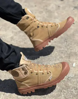 Original Brown Outdoor Casual Palladium Boots