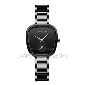 Plain Black Hannah Martin Watch