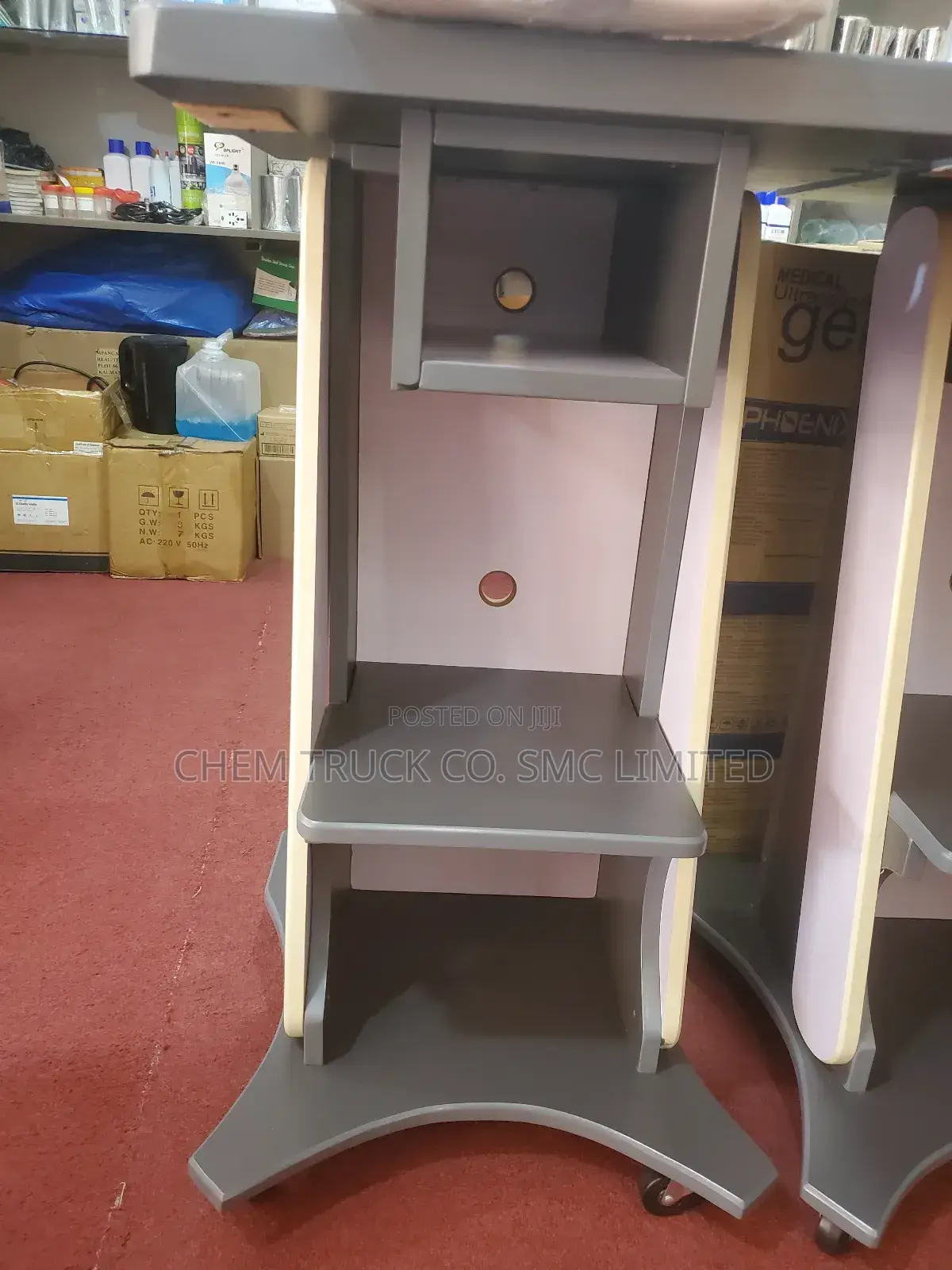 Wooden Scan Trolley