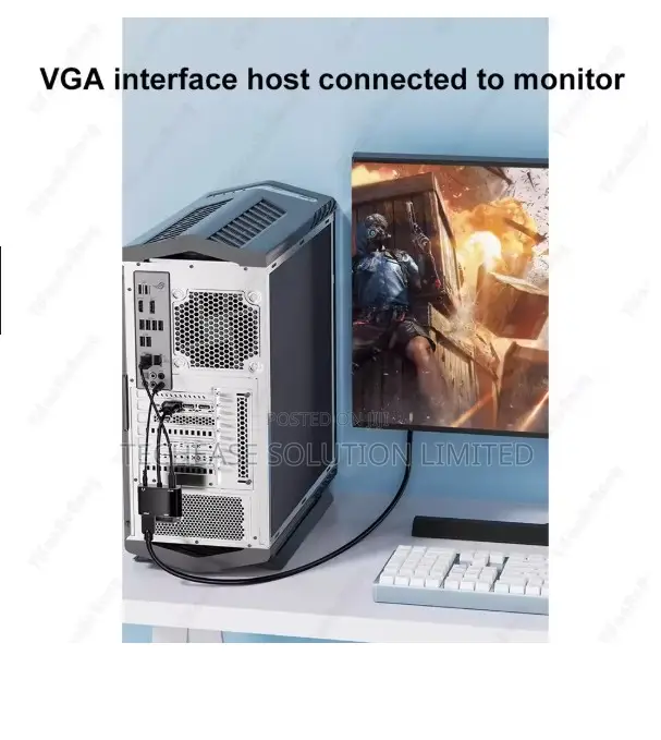 Vga to Hdmi + Vga Adapter
