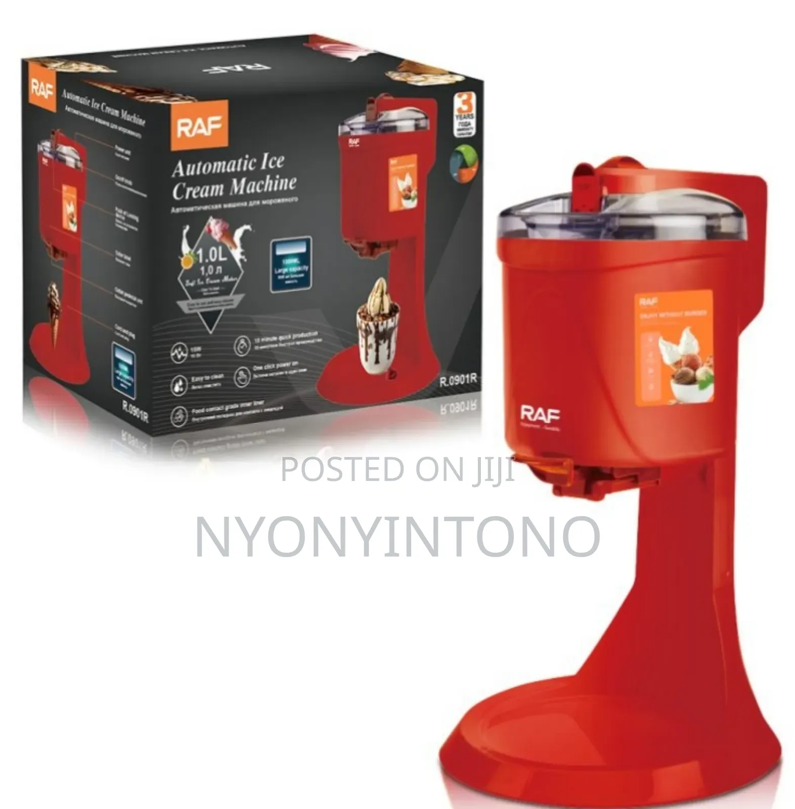 Raf 1liter Table Top Ice Cream Machine