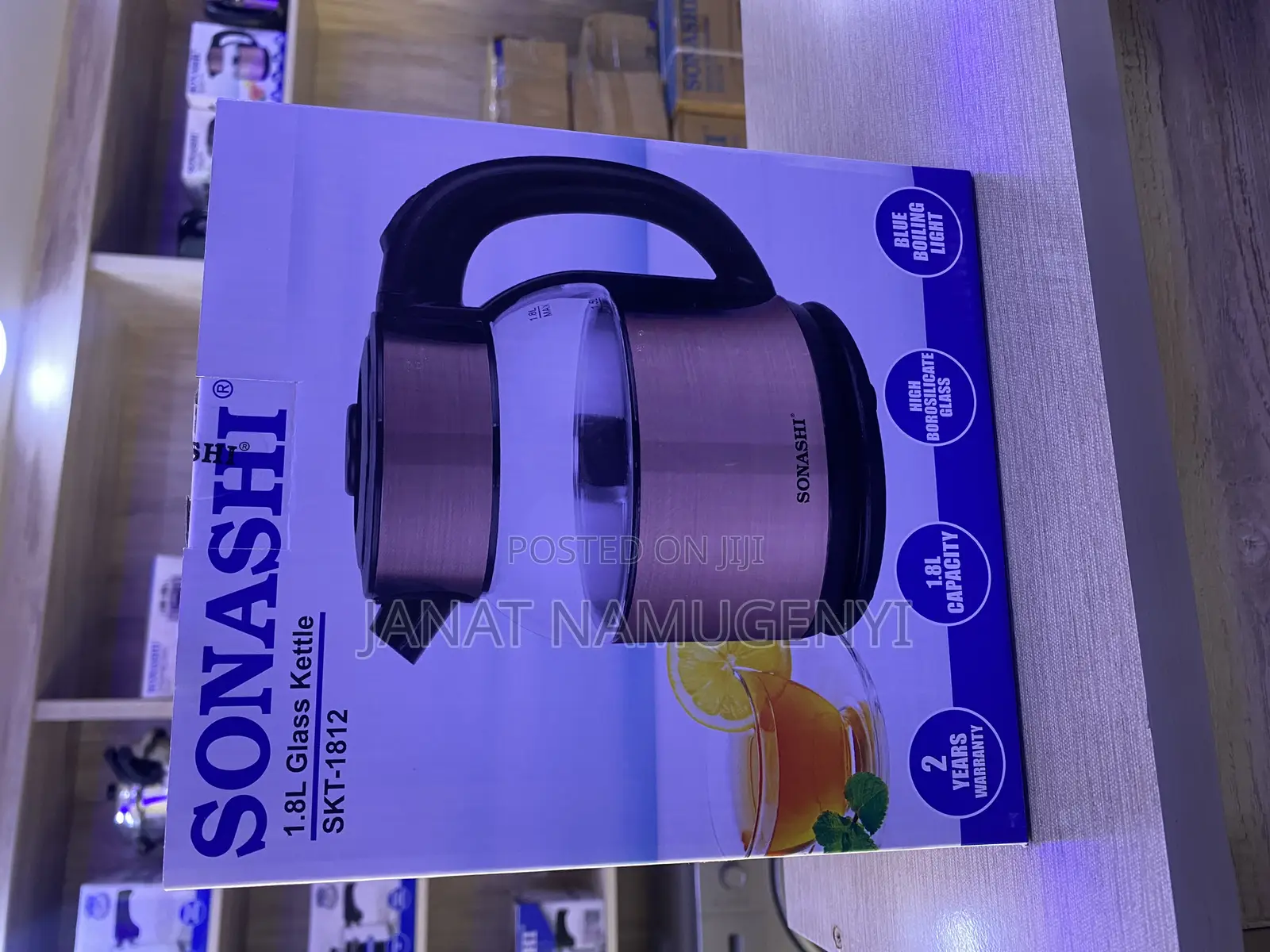 Sonashi Glass Kettle SKT 1812