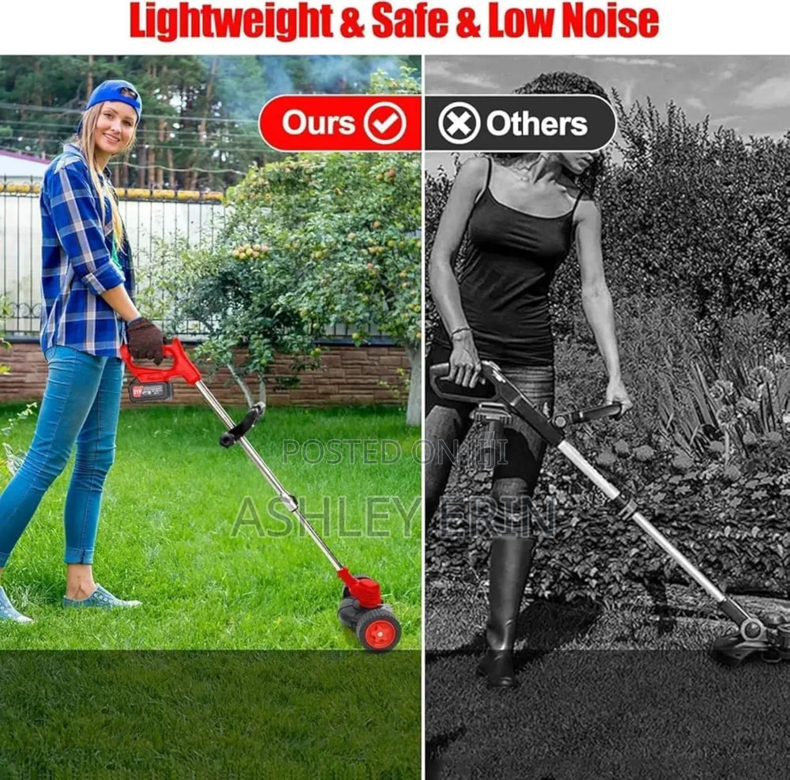New Heavy-Duty Rechargeable Electric Mobile Grass Cutter