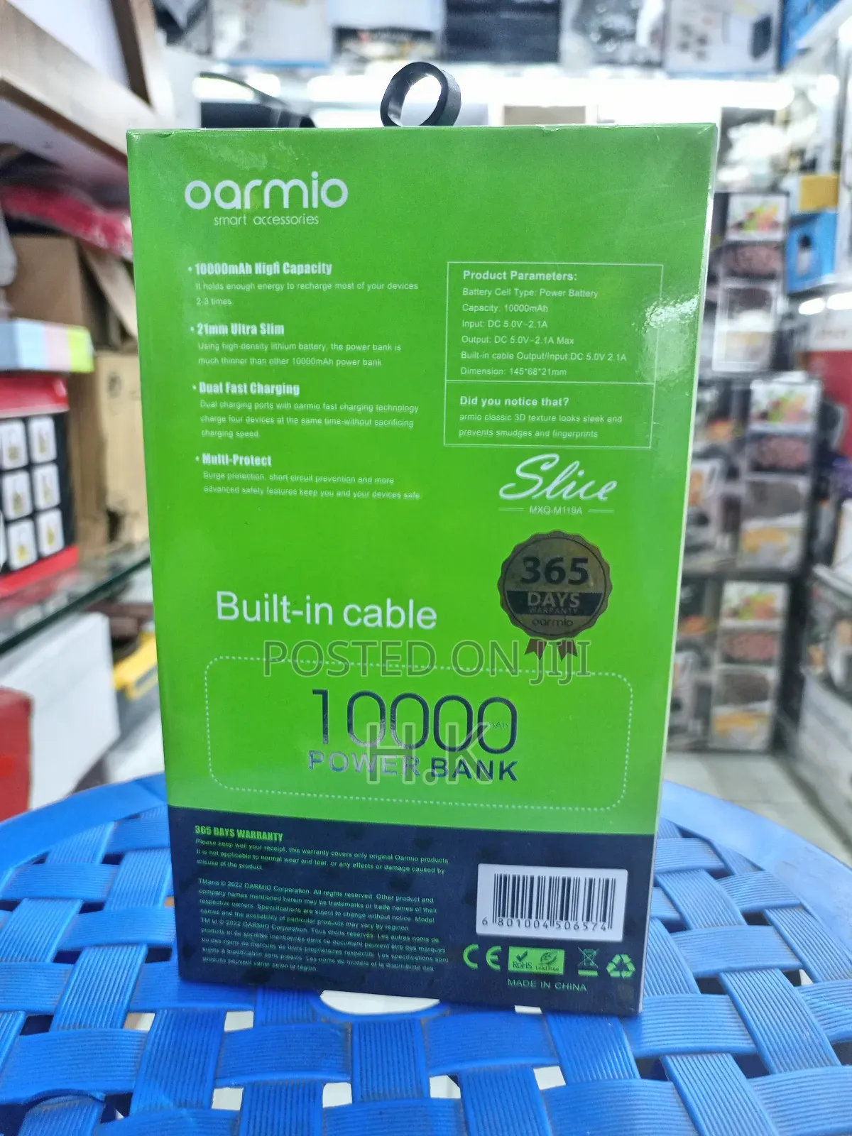 Oarmio Slice 10000mah Power Banks.