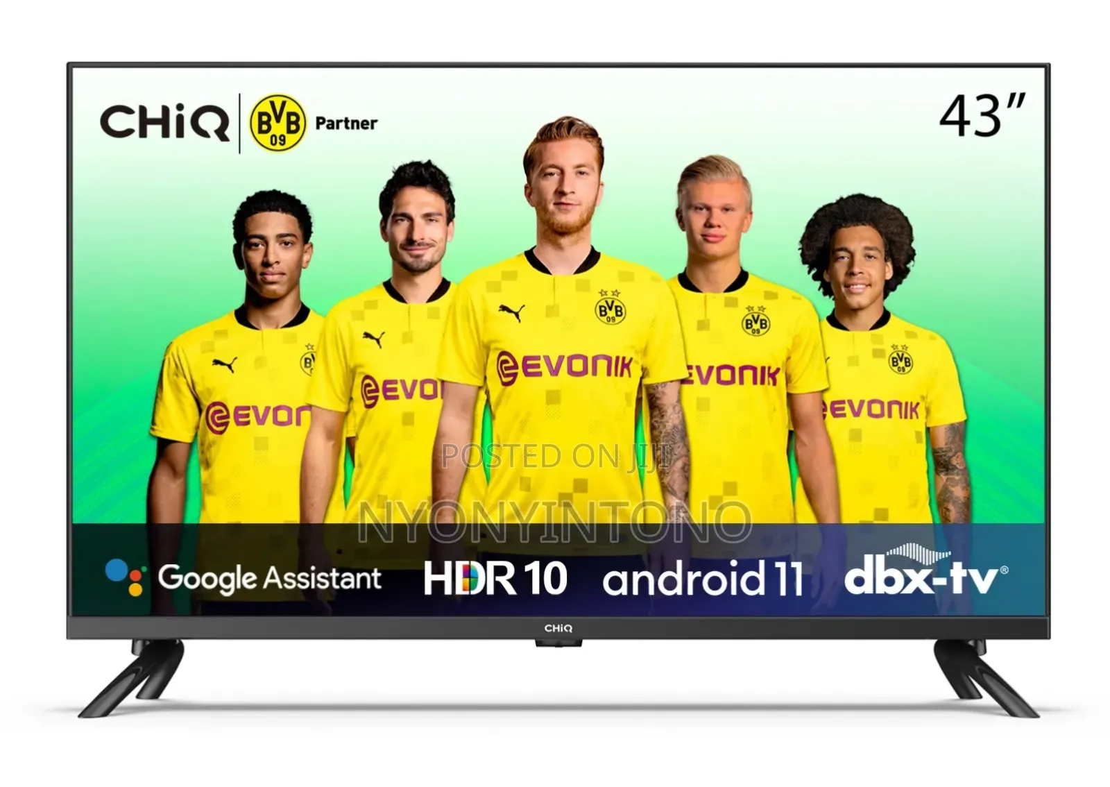 Chiq 43" Smart Android Tv With Bluetooth and Free to Air