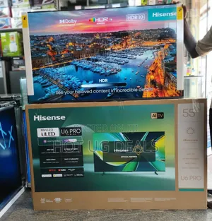 Hisense 55 Inch U6 Pro Mini-led Uled Uhd 4k Smart Vidaa Tv