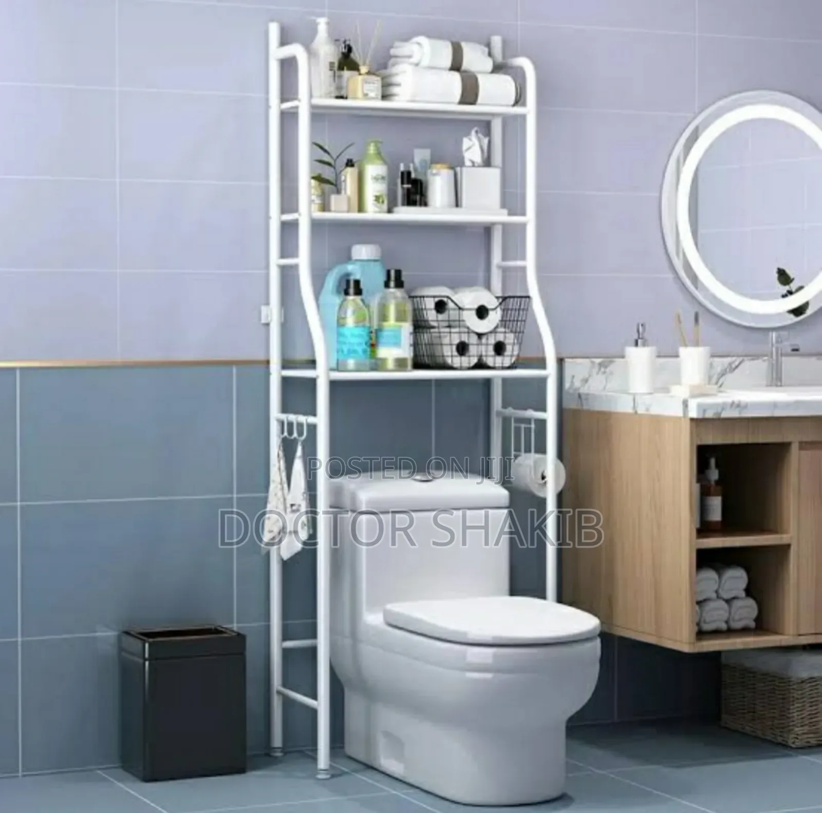 New Strong Toilet Rack White Color