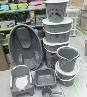 Baby Bath Set With Laundry Baskets
