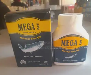 Mega 3 Natural Fish Oil Capsules