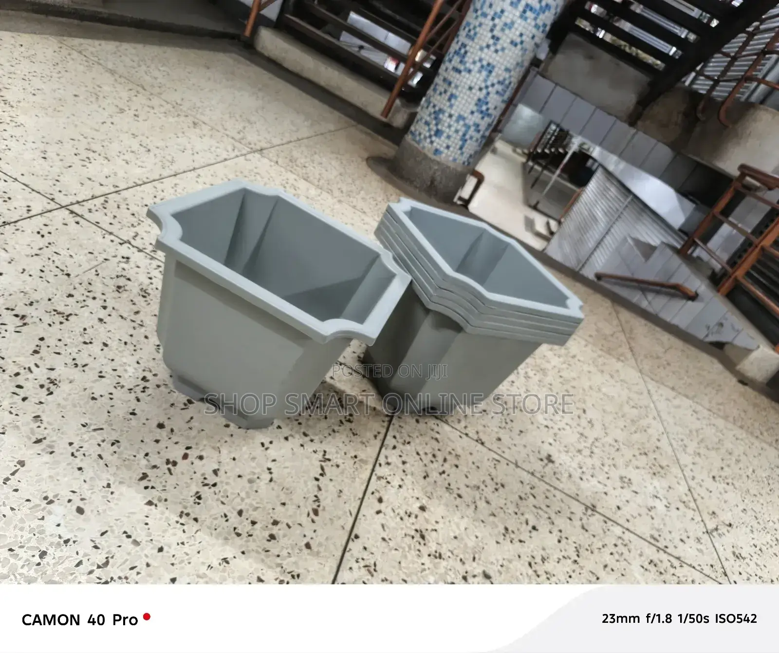 Gray Plastic Flower Pots Plastic Flower Pots