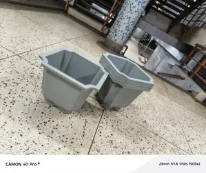 Gray Plastic Flower Pots Plastic Flower Pots