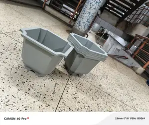 Gray Plastic Flower Pots Plastic Flower Pots