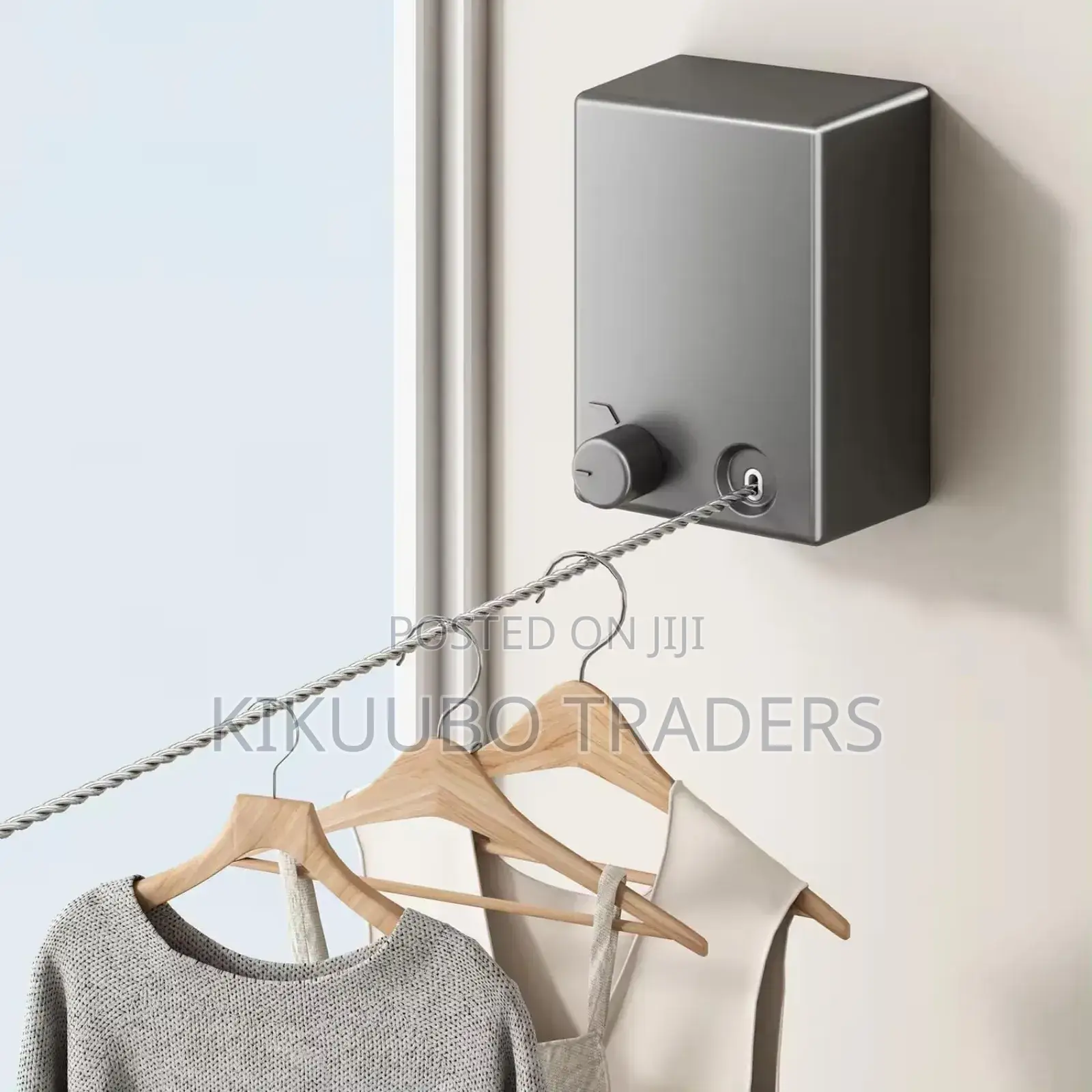 Retractable 4.2m Outdoor Wall Mount Clothes Line