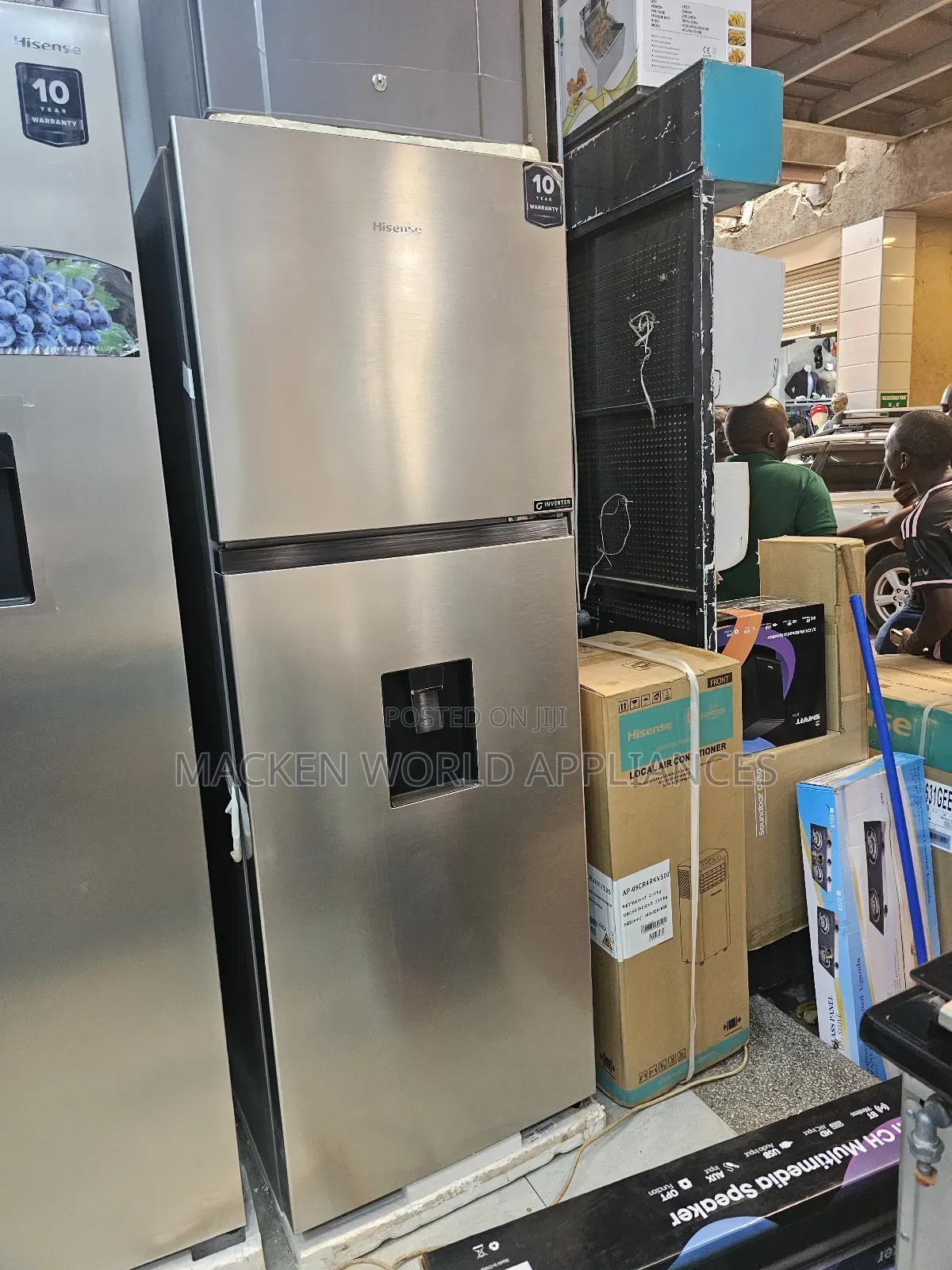 Hisense 419l Double Door Fridge New