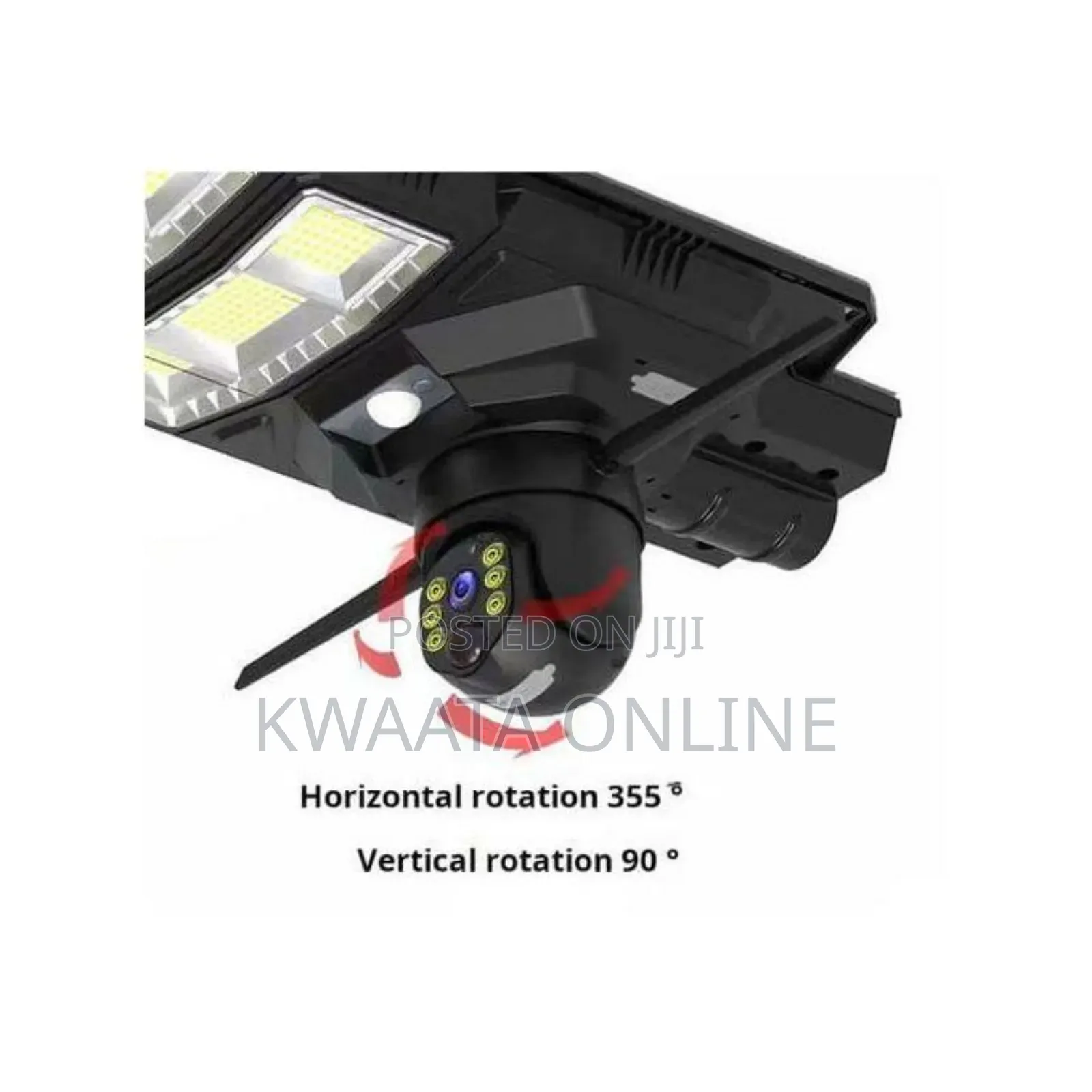 2 In1 Ai Wi-Fi Solar Camera +Street Solar Floodlight- 450w