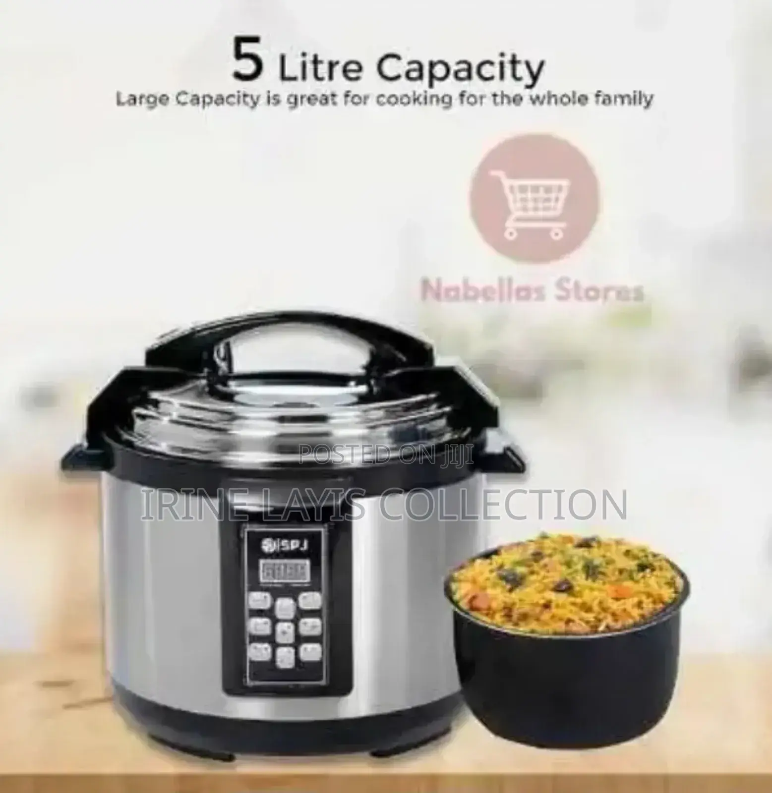 5ltr Spj Non Stick Electric Pressure Cooker