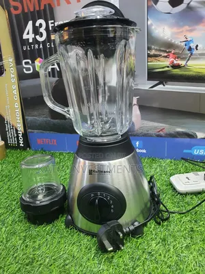 Hoffmans Hard Glass Jar Juice Extractor Blender