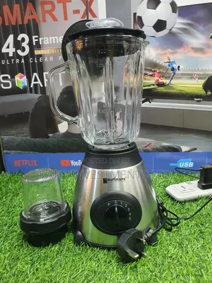Hoffmans Hard Glass Jar Juice Extractor Blender