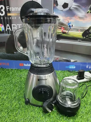 Hoffmans Hard Glass Jar Juice Extractor Blender