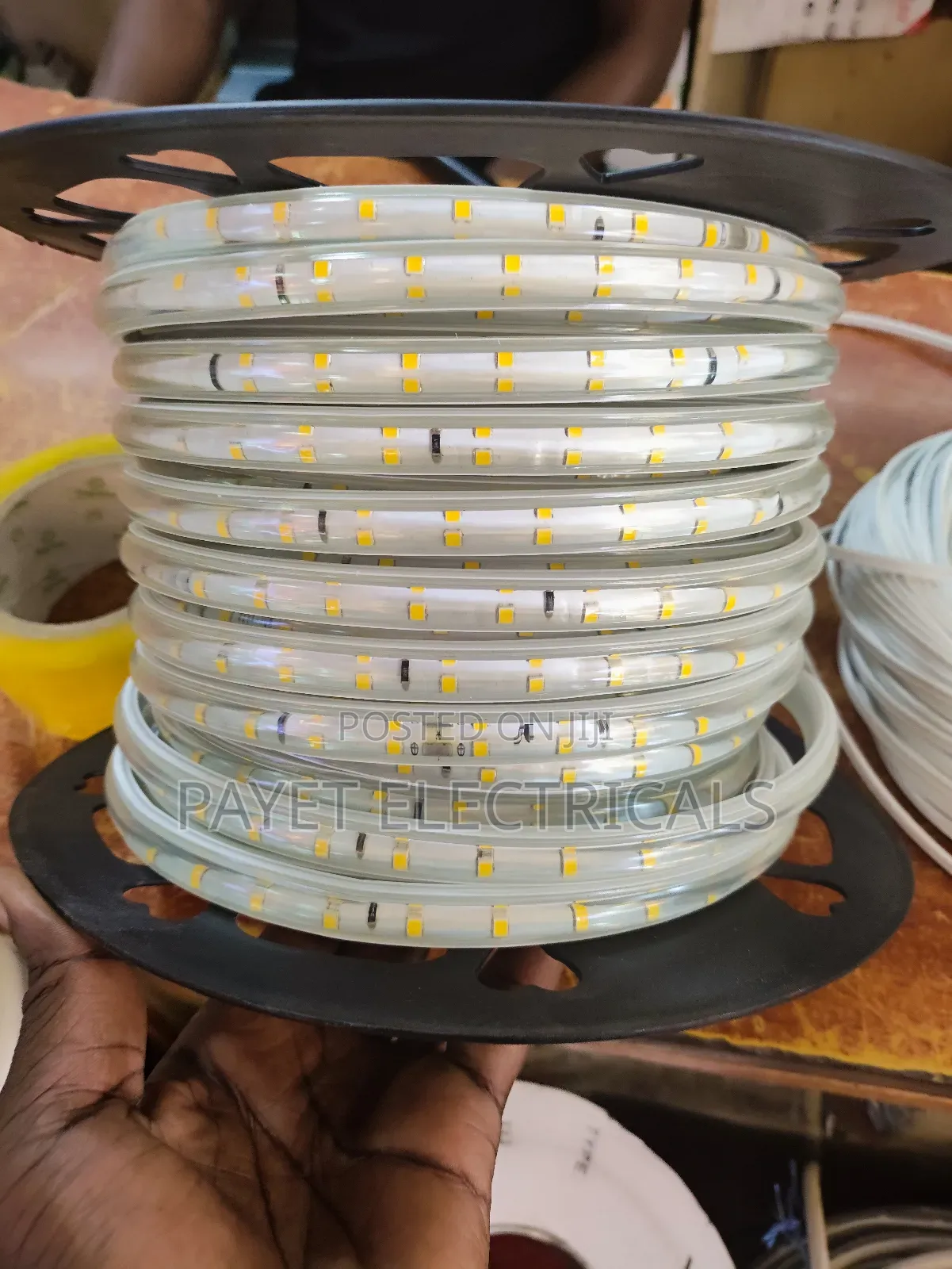 Yellowish Strip Light for 50 MTRS